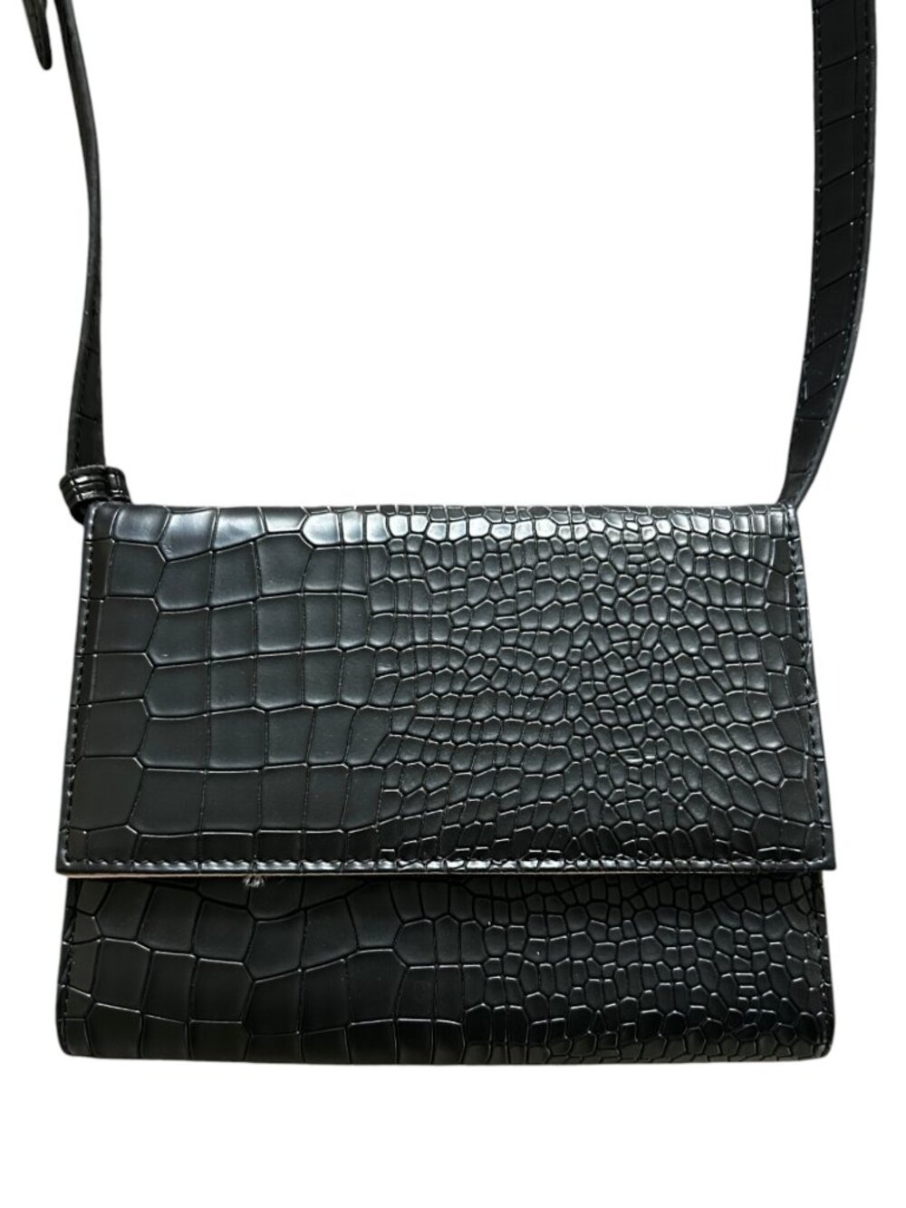 Urban Outfitters Croc-Embossed Crossbody Bag